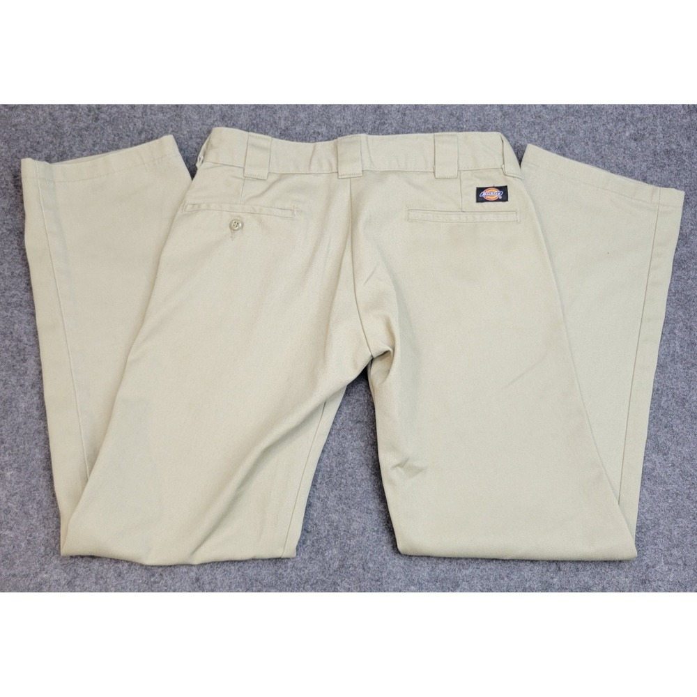 Dickies‎ Pants Mens 30x32 Beige Workwear Outdoor Slim Straight Fit Mechanic
